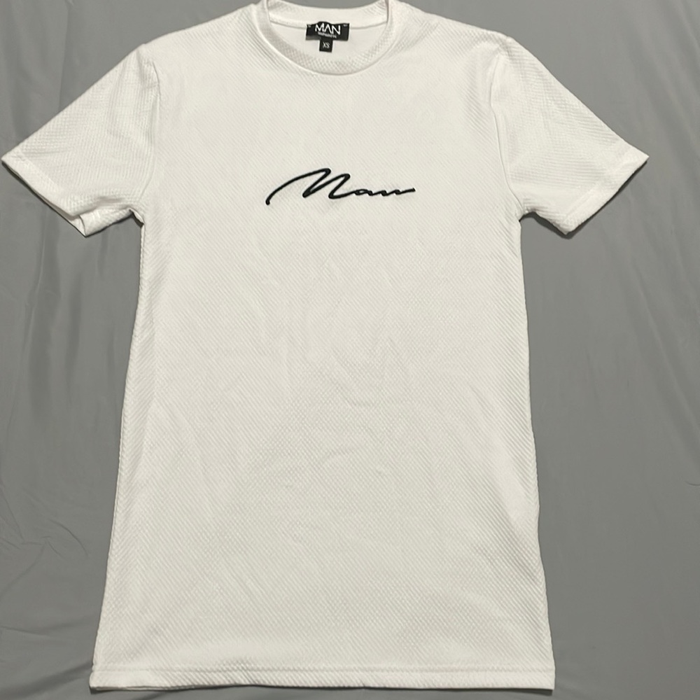 Mens BooHoo Man White Classic Fit T-Shirt